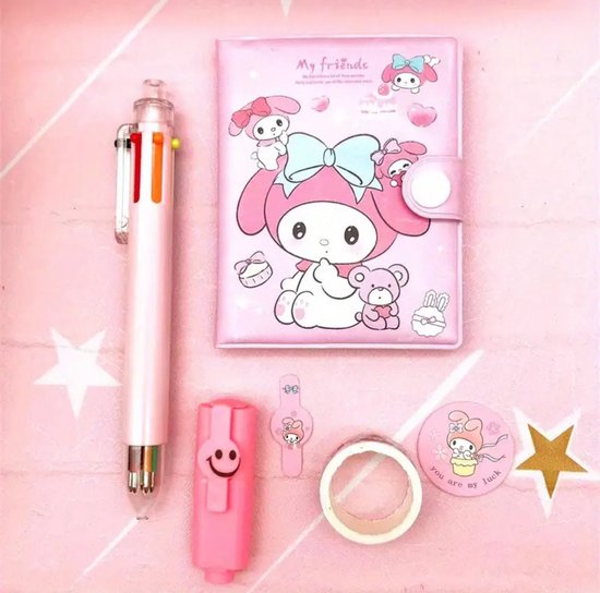 Conjunto Papelaria Melody