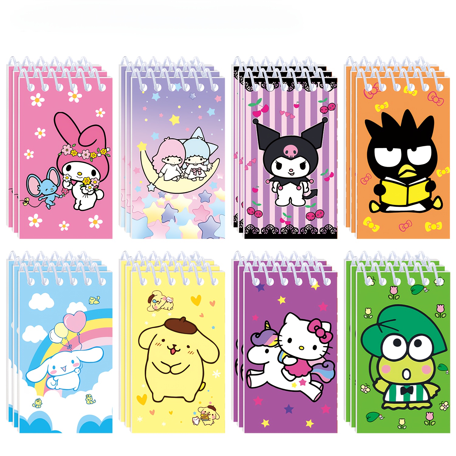 Bloco Espiral Hello kitty