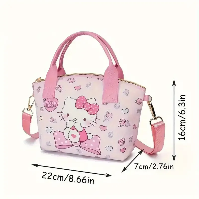 Bolsa Tote Grande Sanrio Hello Kitty - Couro Durável Organizador
